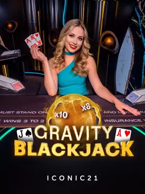 Gravity Blackjack live game